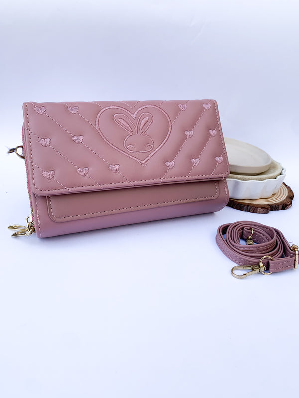 The original Sling Cluthes Women Wallet Bag Tea Pink