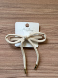 Home.Co - Bow Clip - Beige