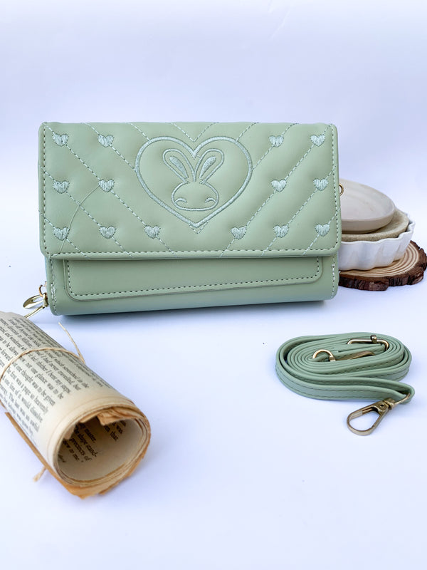 The original Sling Cluthes Women Wallet Bag Green