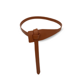 The Original Shein Belt- Double Sided PU Leather Tie Knot Coat Belt Camel Color