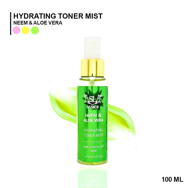 SL Basics - Neem & Aloe Vera Toner Spray Bottle - 100ml