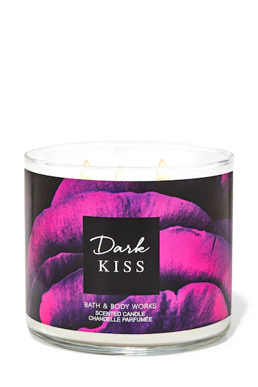 Bath & Body Works - Dark Kiss 3 Wick Candles 414gms