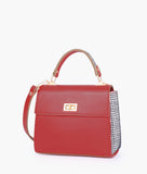 RTW - Red Criss-Cross Top-Handle Bag