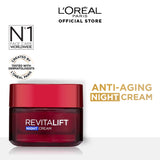 L'Oreal Paris Skincare-  Revitalift Laser x 3 Night Cream Anti-Aging, 50ml