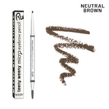 Rude Cosmetics - Teeny Weeny Micro Eyebrow Pen - Neutral Brown
