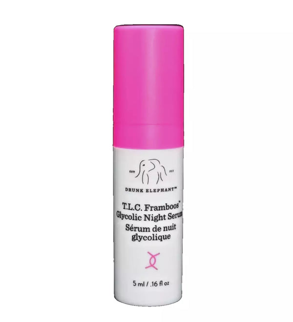 Drunk Elephant T.L.C. Framboos Glycolic Night Serum, 5ML