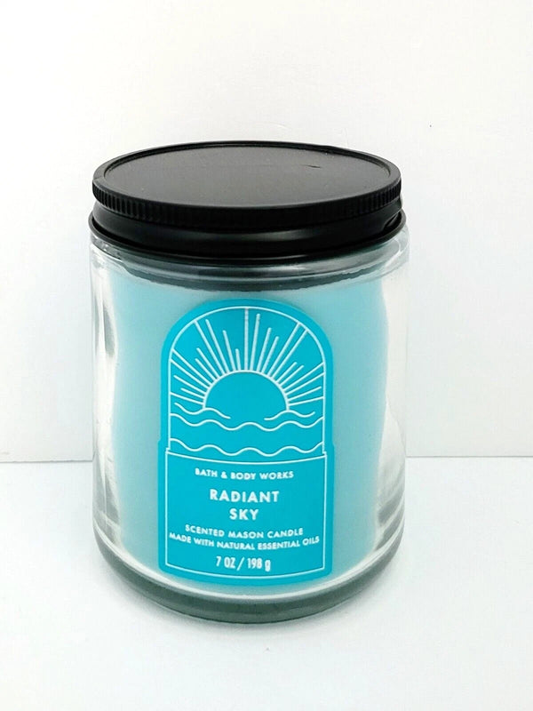 Bath & Body Works Radiant Sky Single Wick Candles 198g