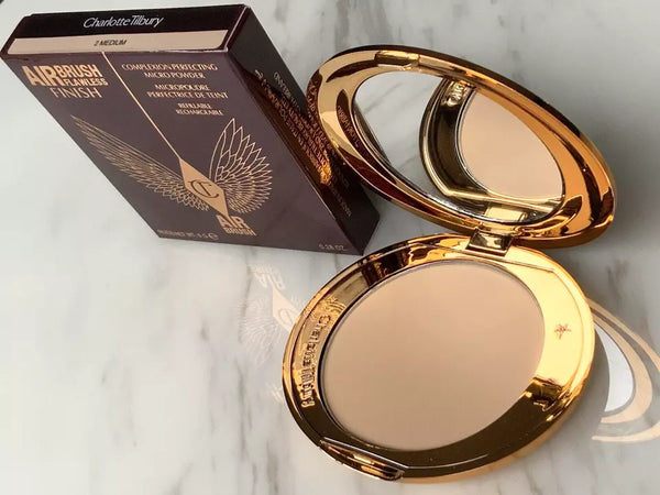 Charlotte tilbury - Air Brush Flawless Complexion Perfecting Micro Powder - 2 Medium Moyen, 0.8g