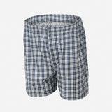 Flush Fashion - Men's 100% Cotton Boxer Shorts Waistband Check Print Boxers
