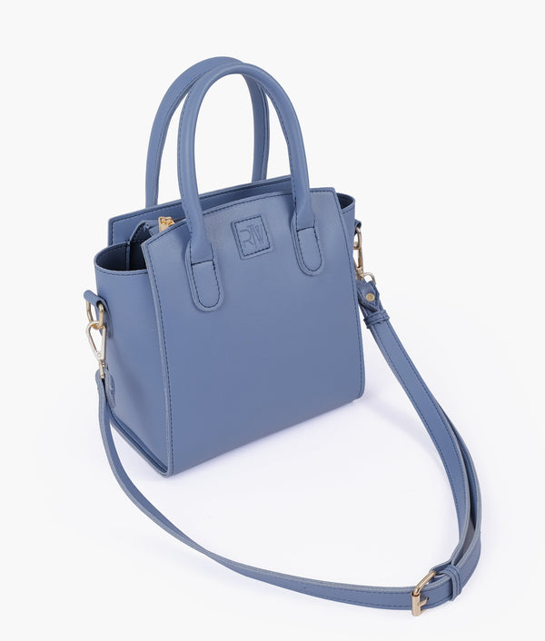 RTW - Sky blue top-handle mini handbag