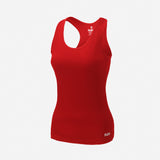 Flush Fashion - Women's Tank Top Ribbed Yoga Racerback Long Tight Fit Gym Shirt