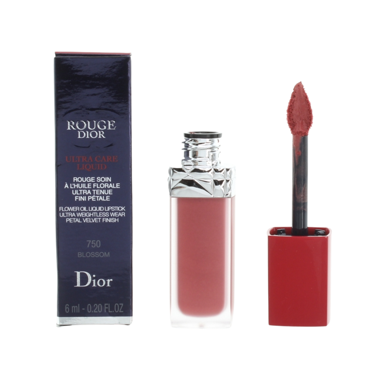 DIOR Rouge Ultra Care Liquid Velvet Lipstick 750 Blossom Bagallery