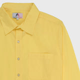 VYBE - Casual Solid Shirt- Yellow