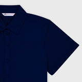 Vybe Casual Shirt Half Sleeve- Navy Blue