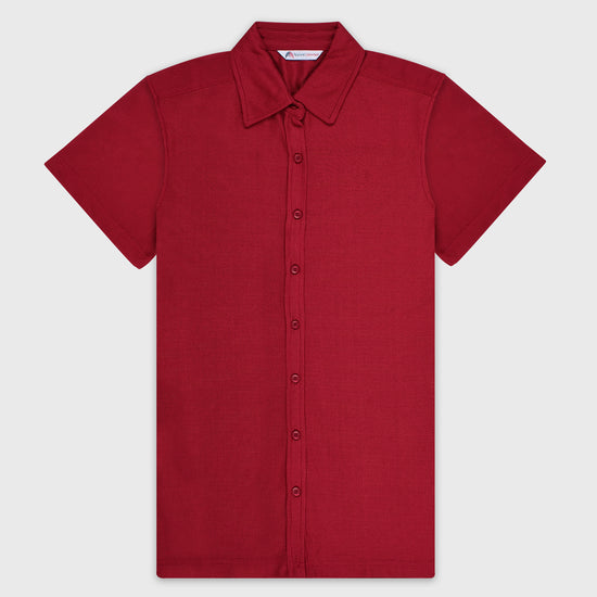 Vybe Casual Shirt Half Sleeve- Maroon