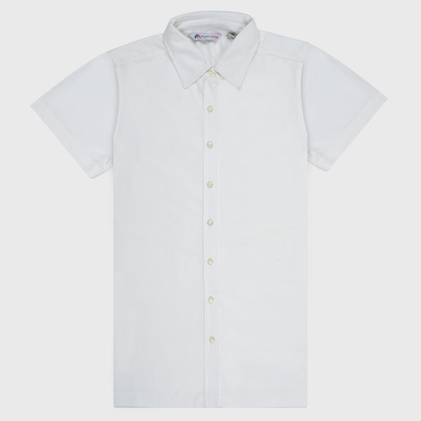 Vybe Casual Shirt Half Sleeve- White