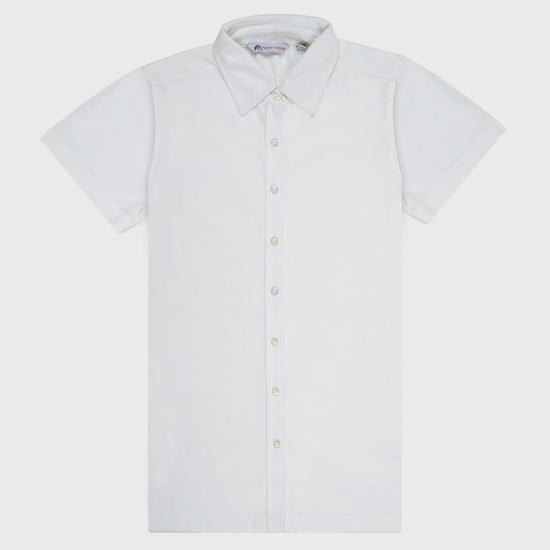 Vybe Casual Shirt Half Sleeve- White