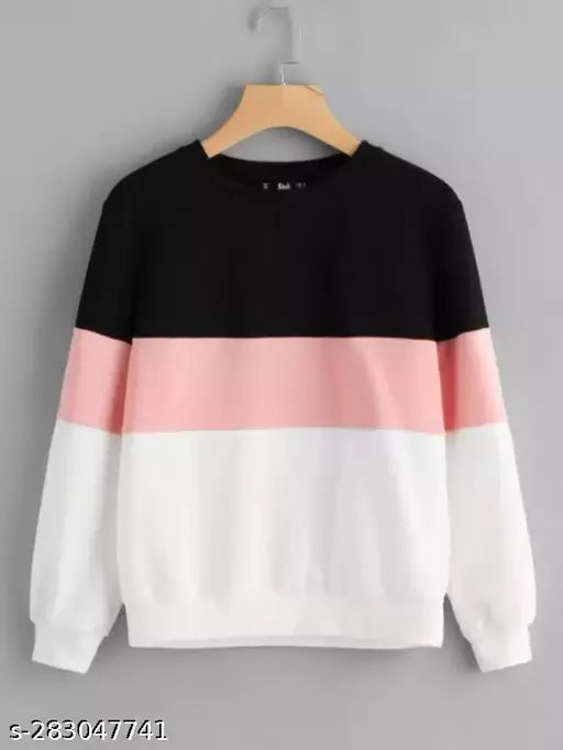 Vybe - Black Pink And White Block Sweatshirt