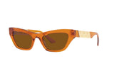 Versace VE4419 532963: Transparent Orange Sunglasses