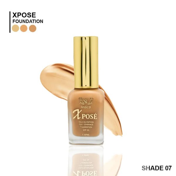 SL Basics - Xpose Shade 7 Foundation - 30ml