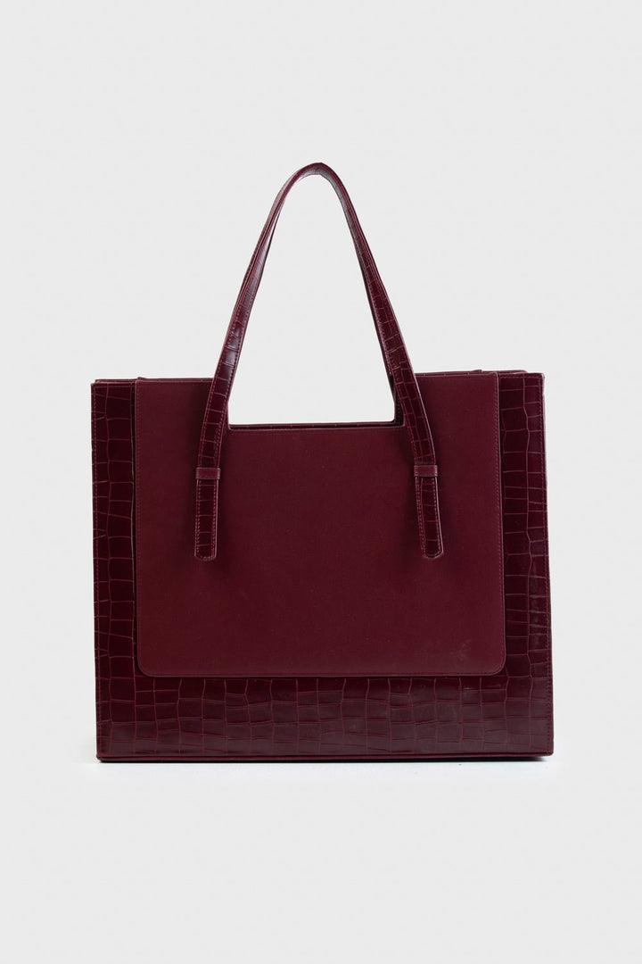 Sapphire- Maroon Tote Bag