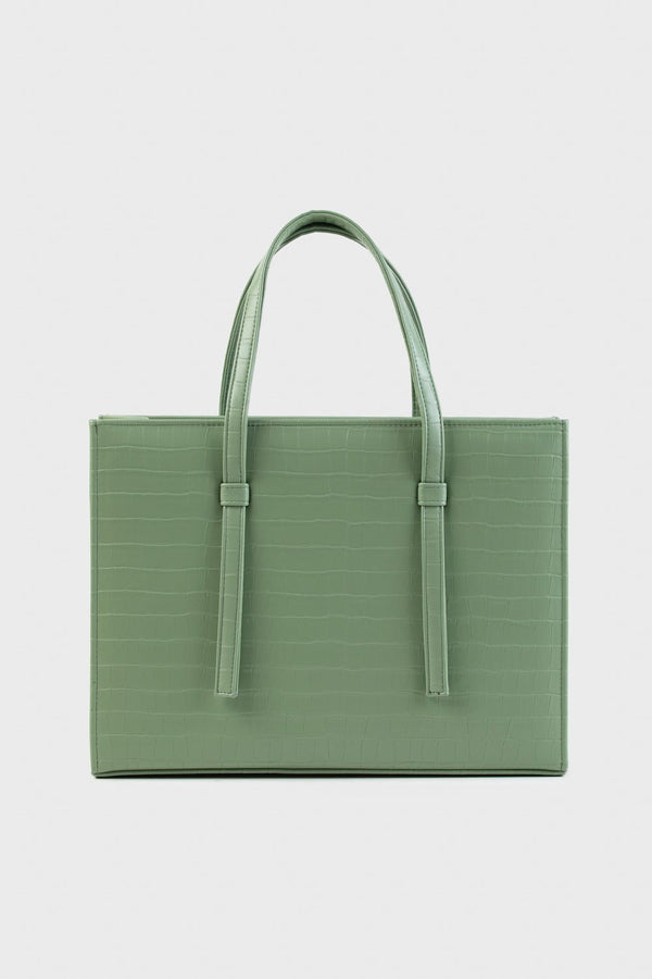 Sapphire Green Tote Bag