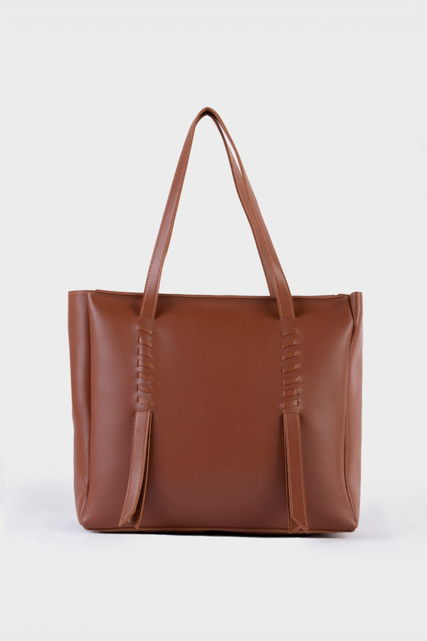 Sapphire- Tan Tote Bag Brown