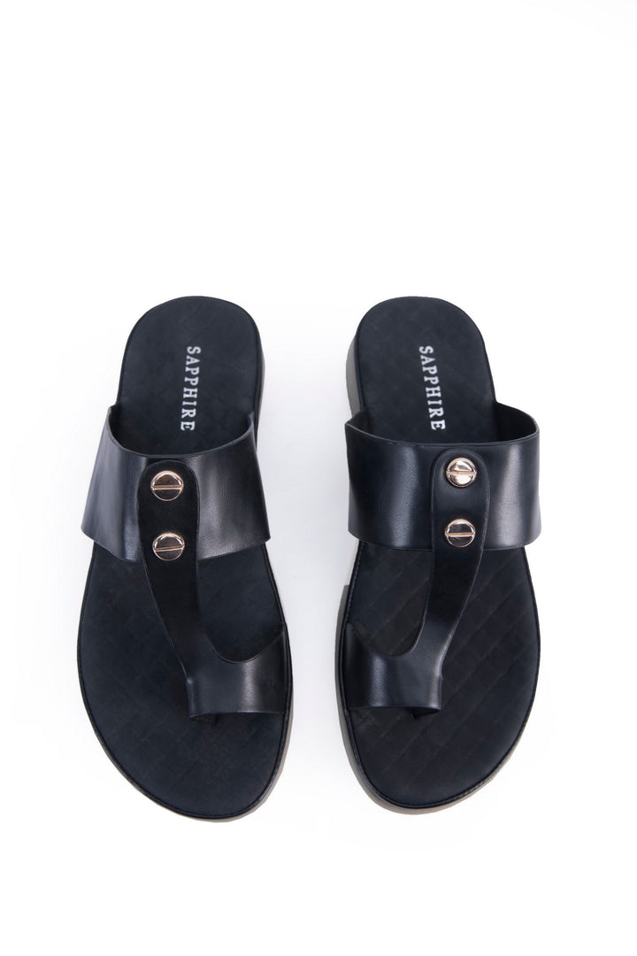 Sapphire- Black Flats