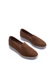 Sapphire Leather Comfort Shoes Tan