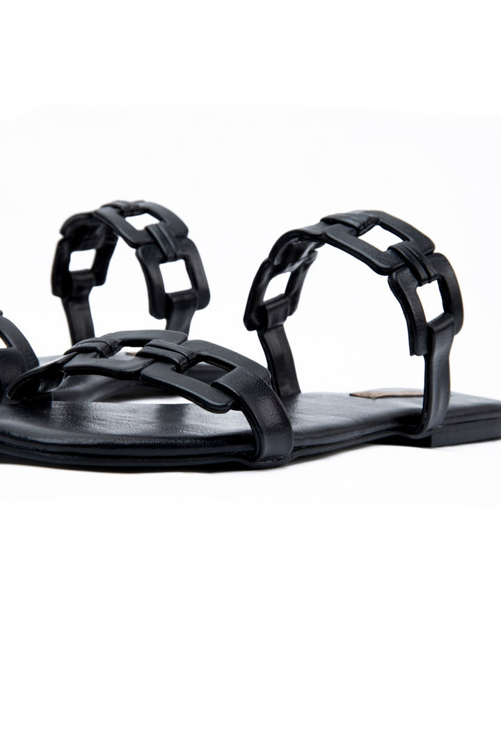 Sapphire- Black Flats