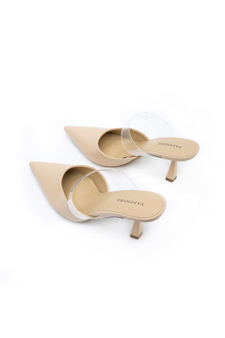 Sapphire Beige High Heels