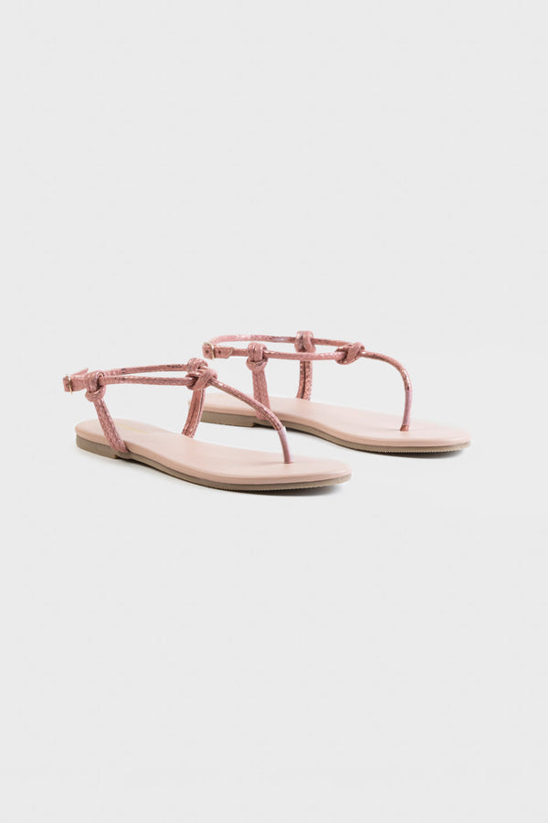 Sapphire Shimmery Pink Sandals