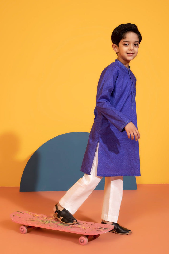 Sapphire Embroidered Cambric Kurta