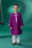 Kids Pink Embroidered Khaddar shirt 000002291GK4