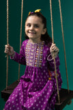 Kids Pink Printed Khaddar Shirt 000002291GK5