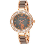 U.S. Polo Assn- USC40247 Women's Quartz Watch, Analog Display and Stainless Steel Strap