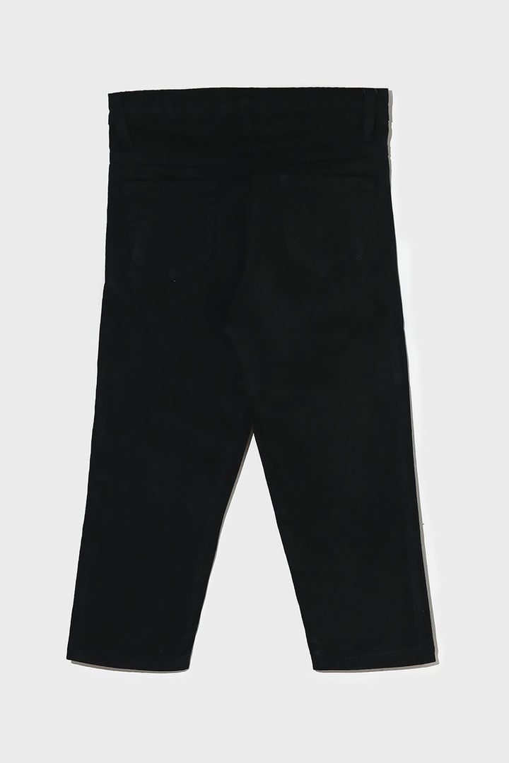 Girls Black Twill Pants