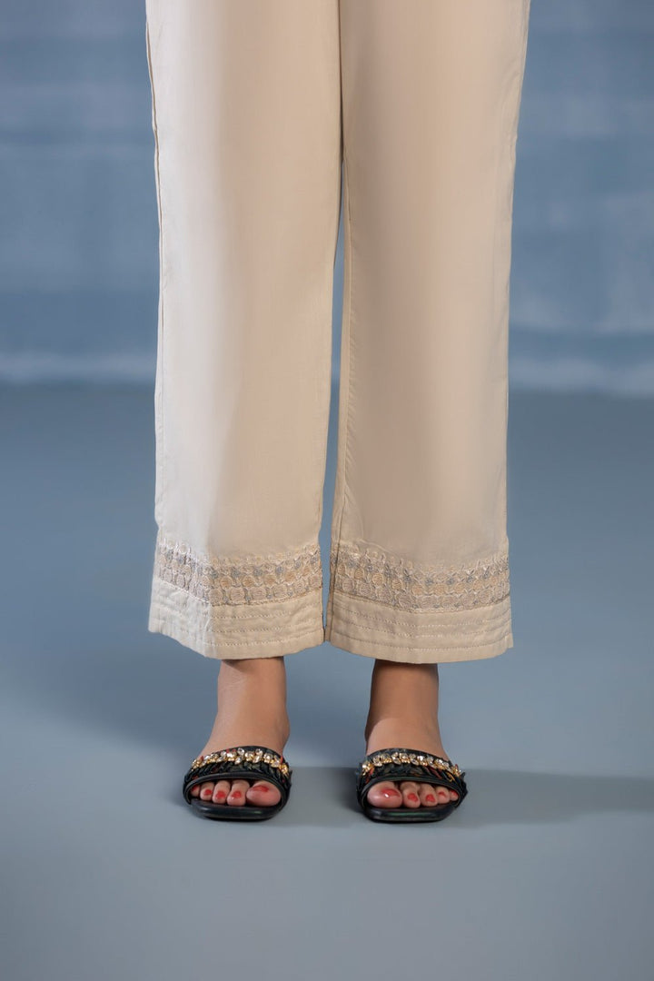 Sapphire- Embroidered Recycled Cotton Pants