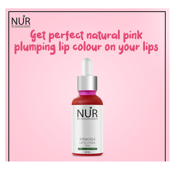 Nur By Juggan Kazim- Pinkish Lip & Cheek Tint, 30ml