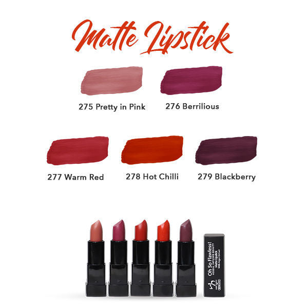 WB by HEMANI - WB - Herbal Infused Beauty Matte Lipstick - Blackberry