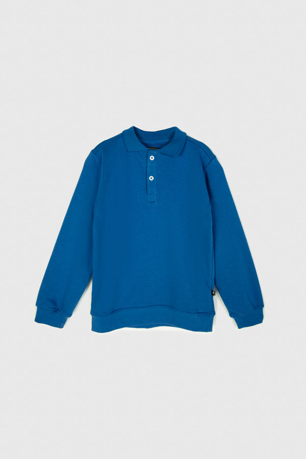 Boys Polo Sweatshirt