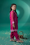 Kids Pink 2 Piece - Embroidered Organza Suit 0002293PGSF7