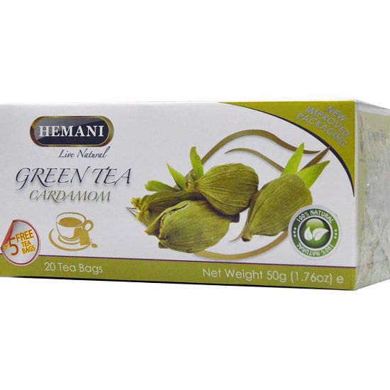 Hemani Herbals - HEMANI GREEN TEA CARDAMON