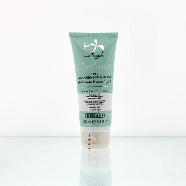 WB by HEMANI - AGE CONTROL 3in1 Face Wash + Scrub + Mask