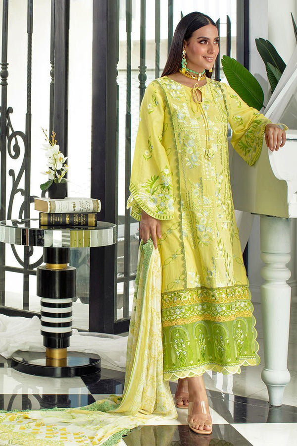 Ansab Jahangir Zoha- Luxury Lawn 2022 Un-Stitched- AJLL22-02