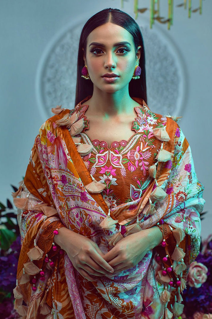 Ansab Jahangir Zoha- Luxury Lawn 2022 Un-Stitched- AJLL22-03