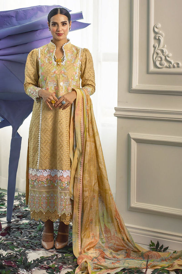 Ansab Jahangir Zoha- Luxury Lawn 2022 Un-Stitched- AJLL22-06