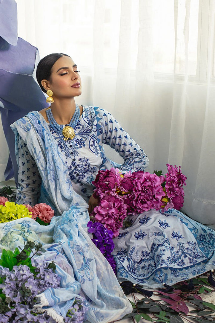 Ansab Jahangir Zoha- Luxury Lawn 2022 Un-Stitched- AJLL22-07