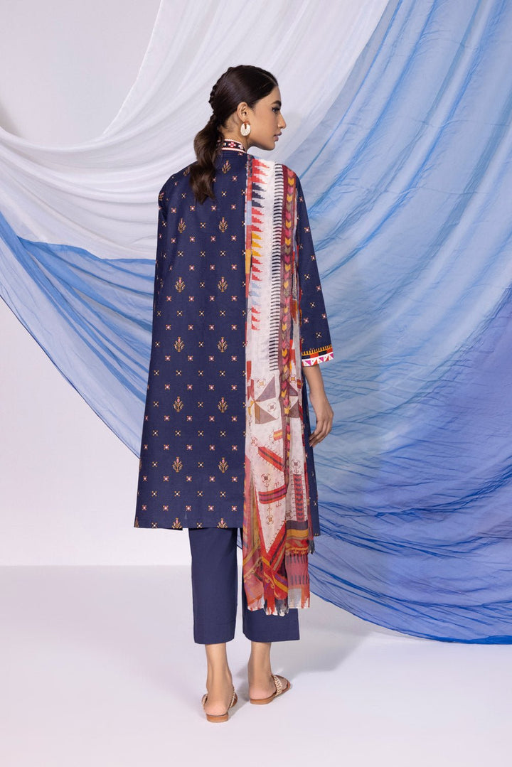 Sapphire- 3 Piece - Printed Jacquard Suit