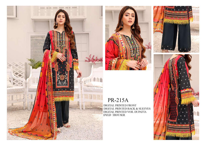 Rangoli- Printed Lawn 2022- 	PR-215-A